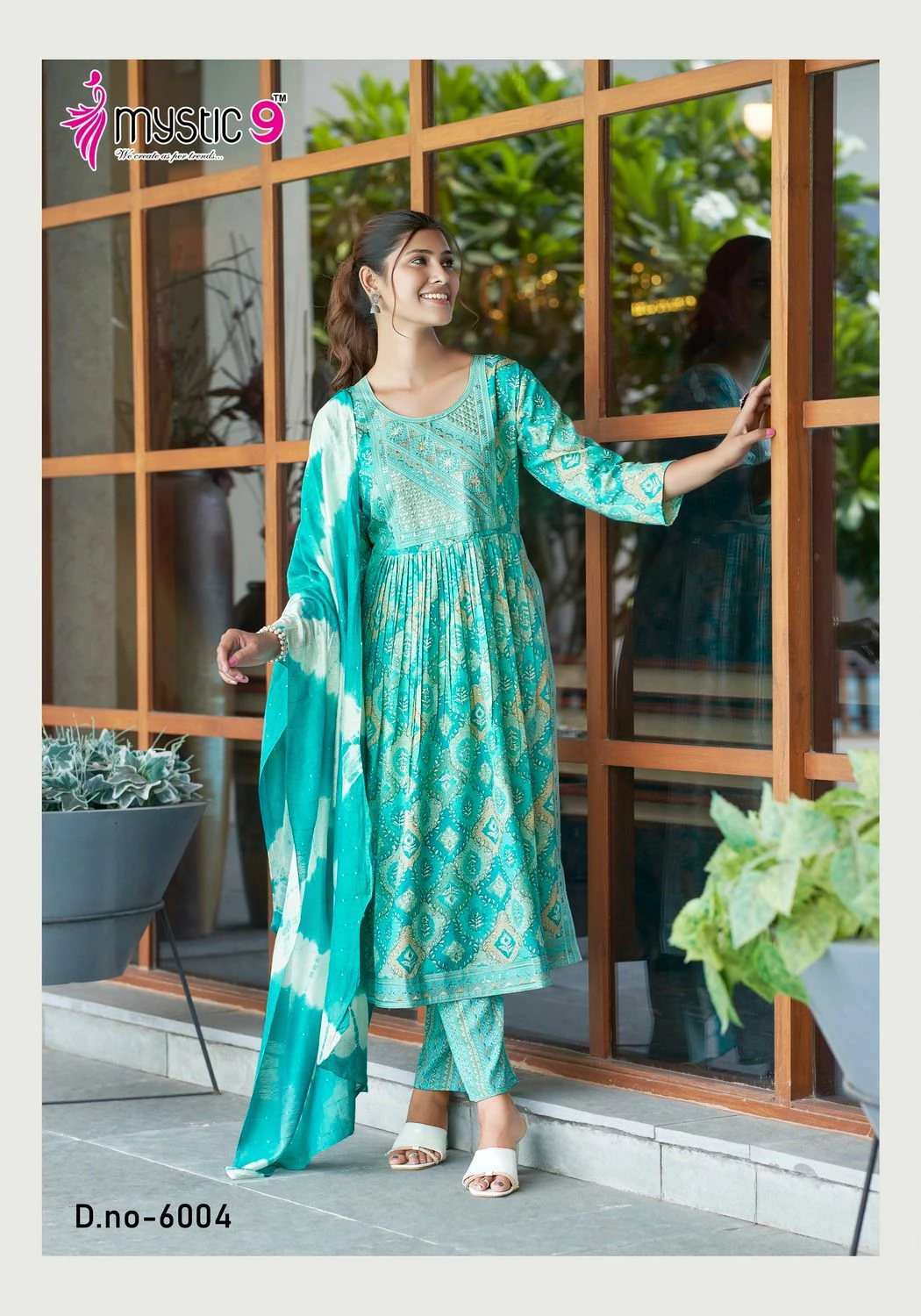 Mystic 9 Sara Vol 6 Two Ton Rayon Wholesale Readymade Salwar Suit Catalog — Wholesale Salwar Suits, MPA wholesale from Surat - Gallery Image 4
